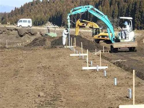 马鞍山地桩施工现场